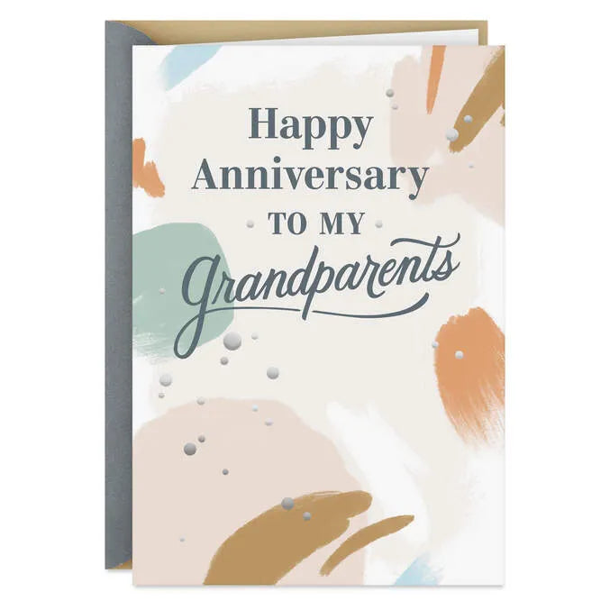 Partners in Life and Love Anniversary Card for Grandparents
