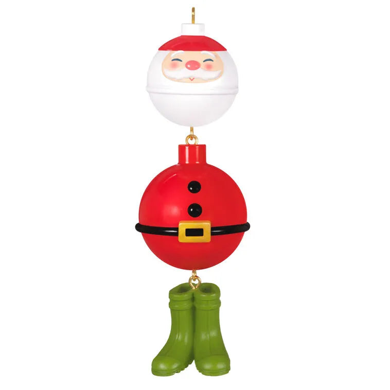 Hooked on Santa Ornament