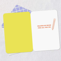 Teachers Do It All Thank You Card