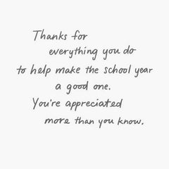 Our School Is Lucky to Have You Thank You Card