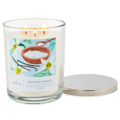 Sea Salt Vanilla 3-Wick Jar Candle, 16 oz.