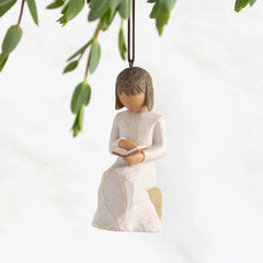 Willow Tree Figurine With Book 2026 Year-Dated Ornament