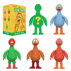 Super7 Sesame Street Big Birds ReAction Figure Mystery Box, 3.75"