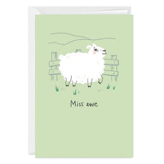 Miss Ewe Custom Card