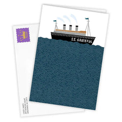 Ship S.S. Grateful Thank-You Photo Card