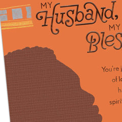 My Husband, My Blessing Birthday Card