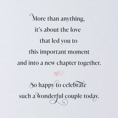 Happy to Celebrate a Wonderful Couple Wedding Card