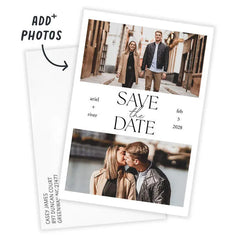 Moment by Moment Flat Wedding Save the Date