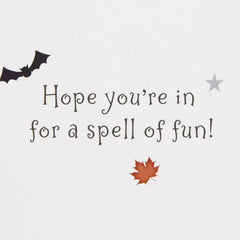 A Spell of Fun Halloween Card