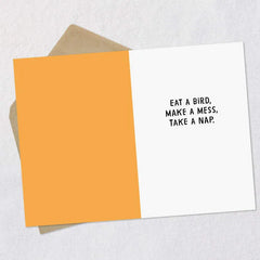 Celebrate Like a Cat Funny Thanksgiving Card