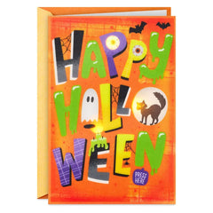 Frightfully Fun Musical Halloween Card with Light