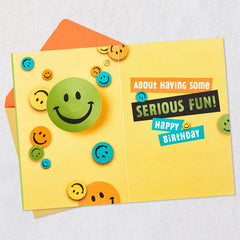 Serious Fun Pop-Up 10th Birthday Card
