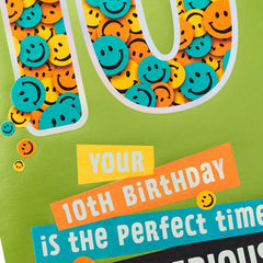 Serious Fun Pop-Up 10th Birthday Card
