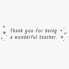 You're Out of This World Thank You Card for Teacher