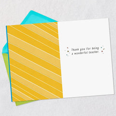 You're Out of This World Thank You Card for Teacher
