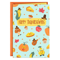 Extra Happy, Extra Fun Thanksgiving Card for Kids