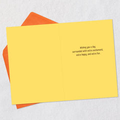 Extra Happy, Extra Fun Thanksgiving Card for Kids