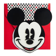 Disney Mickey Mouse Die-Cut Smiling Face Blank Card