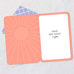Sending Sunny Thoughts Thinking of You Card