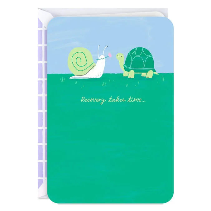 Recovery Takes Time Get Well Card