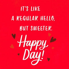 Peanuts® Snoopy Sweet Hello Valentine's Day Card