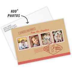 Peanuts® Snoopy Special Delivery Flat Christmas Photo Card