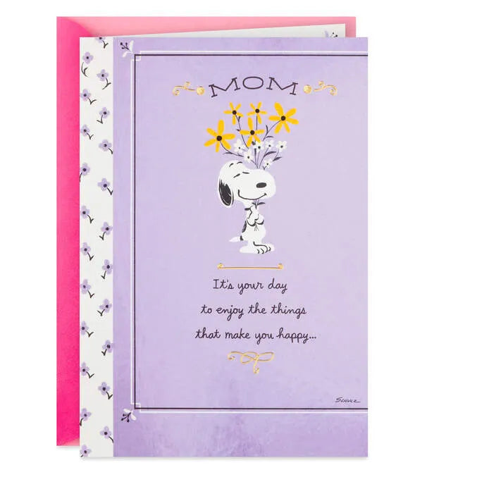 Peanuts® Snoopy It's Your Day Birthday Card for Mom