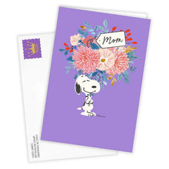 Peanuts® Snoopy Flower Bouquet Custom Mother's Day Card