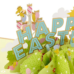 Peanuts® Snoopy and Woodstock Easter Wonders 3D Pop-Up Easter Card