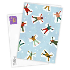 Snow Angels Custom Holiday Card