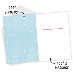 Snow Angels Custom Holiday Card