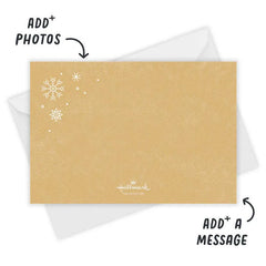 Season of Sparkle Snowflakes Flat Holiday Photo Card