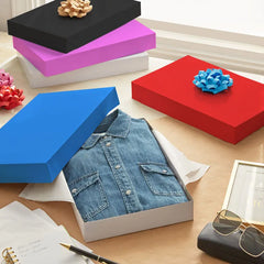 Solid Colors 8-Pack Medium Gift Boxes Assortment