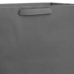 15" Gray Extra-Deep Gift Bag