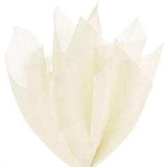 Solid Ivory Tissue Paper, 8 sheets