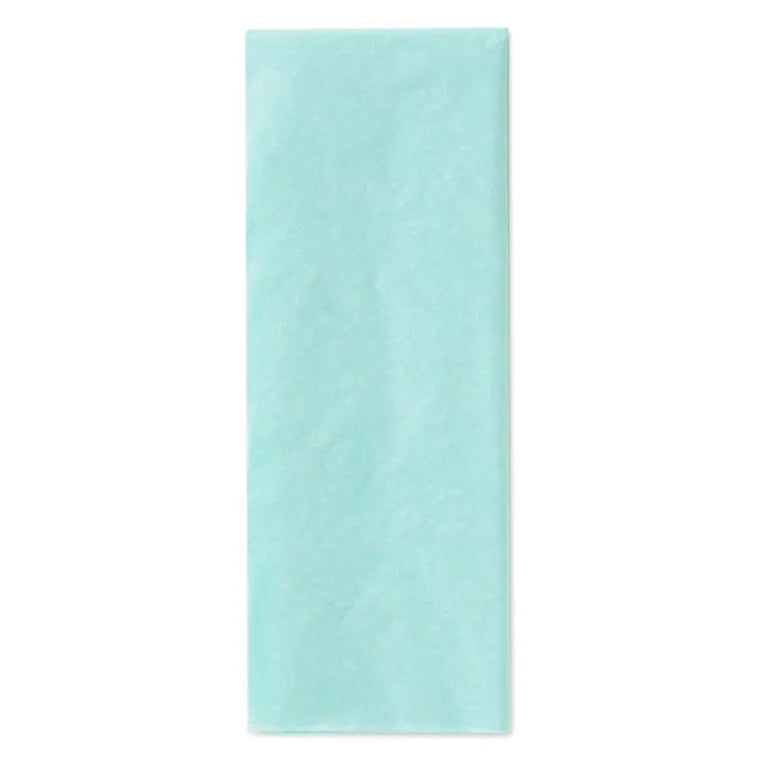 Solid Light Blue Tissue Paper, 8 sheets