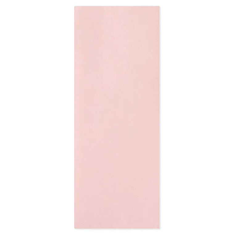Solid Light Pink Tissue Paper, 8 sheets