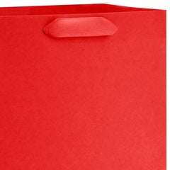6.5" Solid Red Small Gift Bag
