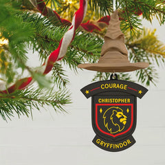 Harry Potter™ Sorting Hat House Trait Personalized Text Ornament, Gryffindor™