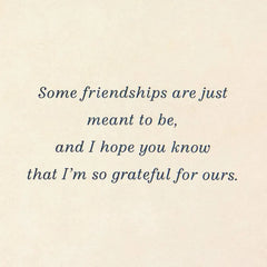 We're Soul-Friends Friendship Card