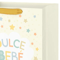 13" Dulce Bebé Stars on Yellow Large Gift Bag