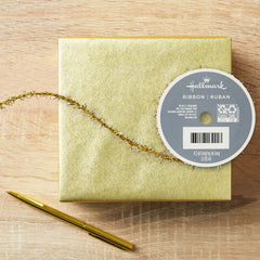 Gold Sparkle Ribbon, 12.9'