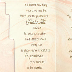 Advice for the Newlyweds Wedding Card