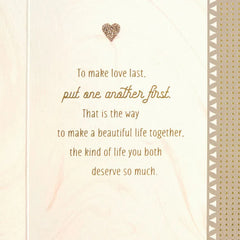Advice for the Newlyweds Wedding Card