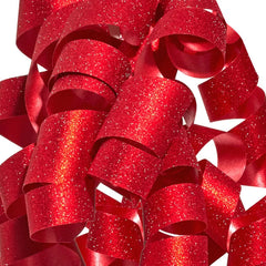 6.5" Sparkling Curly Ribbon Gift Bow