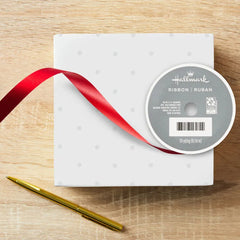 0.6" Sparkly Red Ribbon