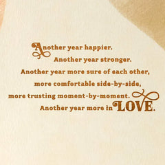 Another Year Happier and Stronger 20th Anniversary Card
