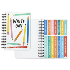 Write On! Prompted Journal With Stickers