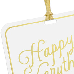 3.2" Happy Everything Folded Gift Tag