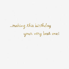 Candles and Cake Gift Card Greeting Birthday Card